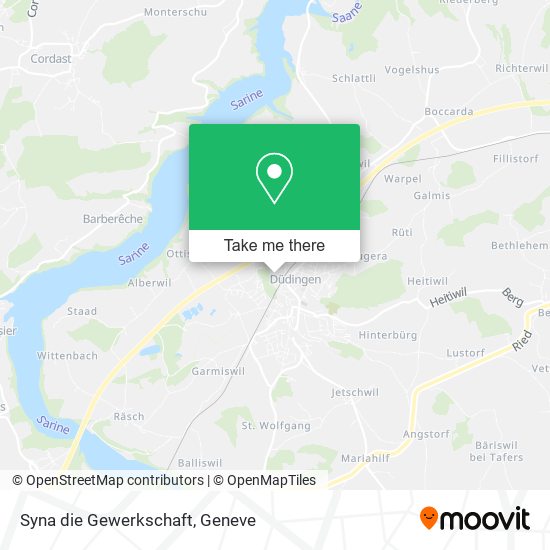 Syna die Gewerkschaft map