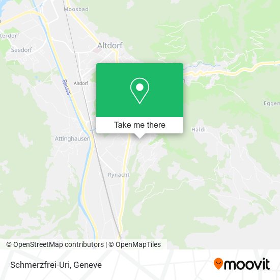 Schmerzfrei-Uri map