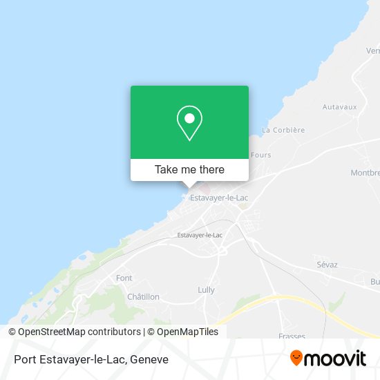 Port Estavayer-le-Lac map