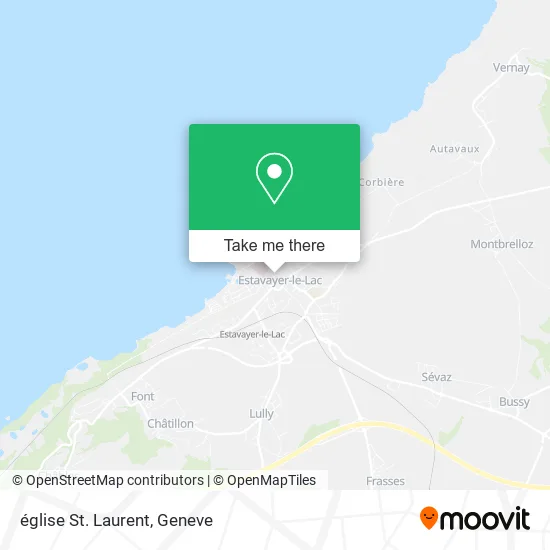 église St. Laurent map