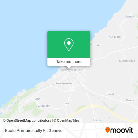 Ecole Primaire Lully Fr map