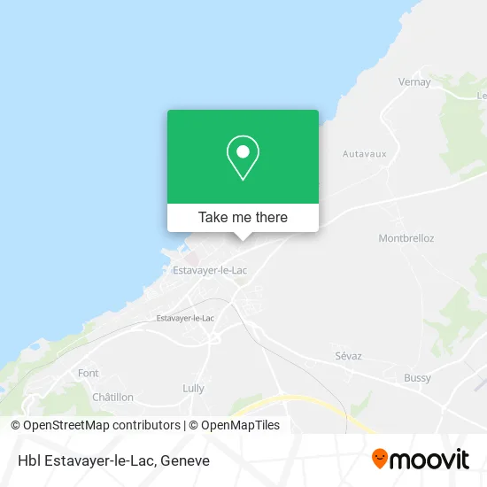 Hbl Estavayer-le-Lac map