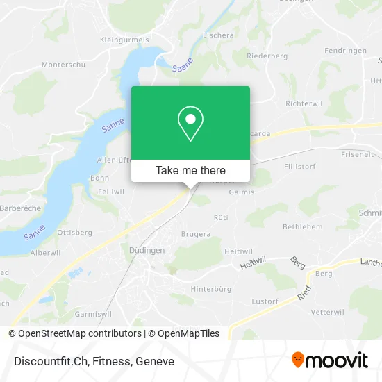 Discountfit.Ch, Fitness map