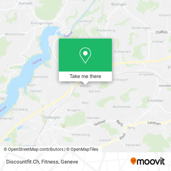 Discountfit.Ch, Fitness map