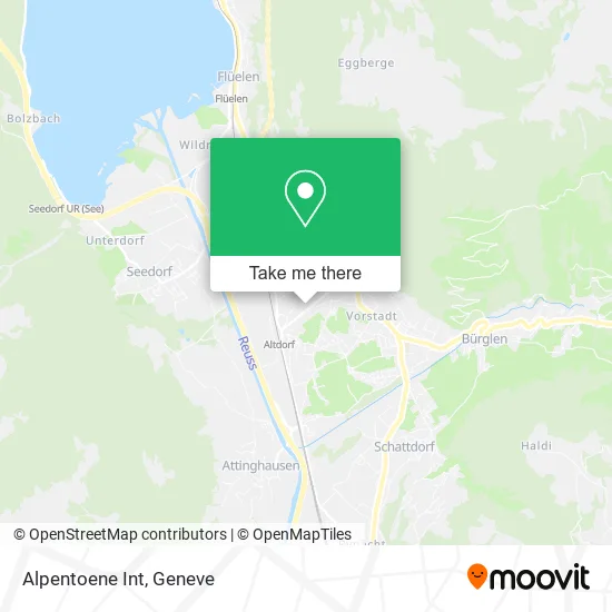 Alpentoene Int map
