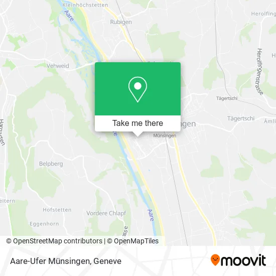 Aare-Ufer Münsingen plan