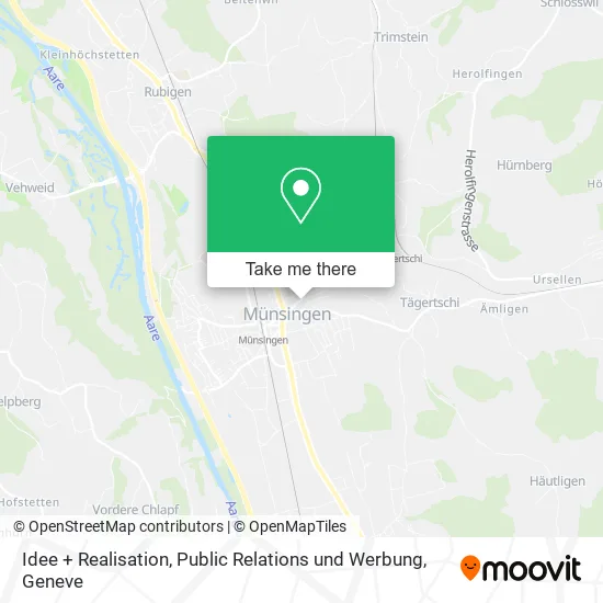 Idee + Realisation, Public Relations und Werbung map