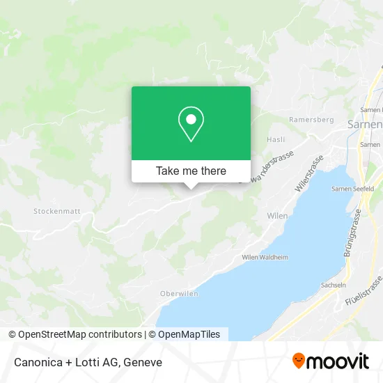 Canonica + Lotti AG map