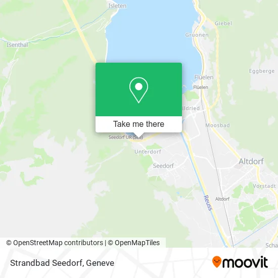 Strandbad Seedorf map