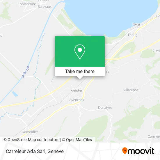 Carreleur Ada Sàrl map