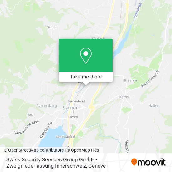 Swiss Security Services Group GmbH - Zweigniederlassung Innerschweiz map