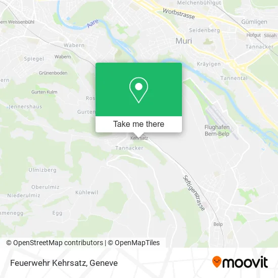 Feuerwehr Kehrsatz map