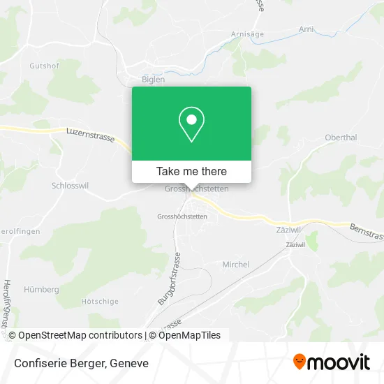 Confiserie Berger map
