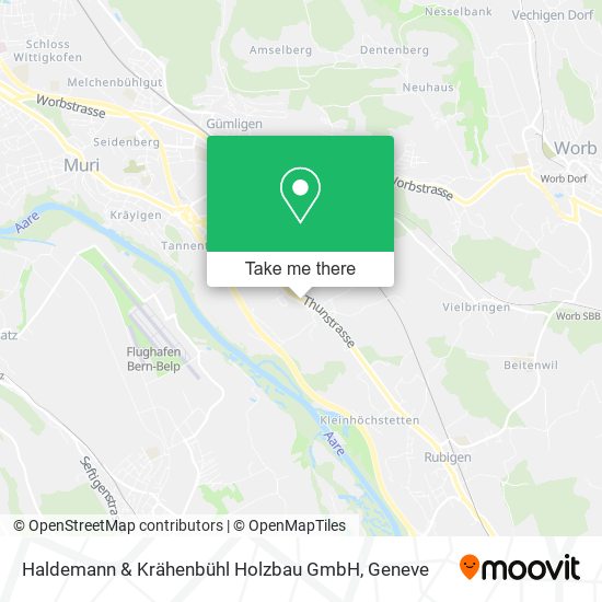 Haldemann & Krähenbühl Holzbau GmbH map