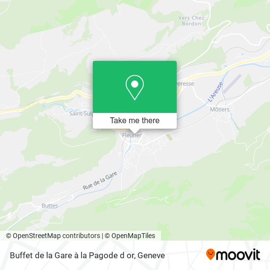 Buffet de la Gare à la Pagode d or map