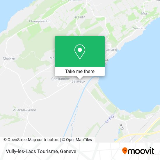 Vully-les-Lacs Tourisme map