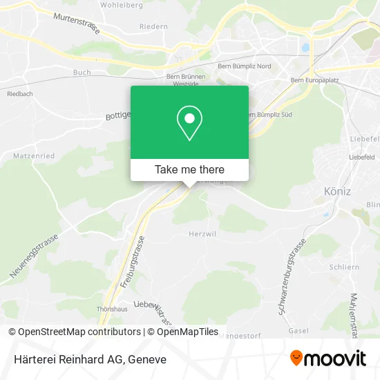 Härterei Reinhard AG map
