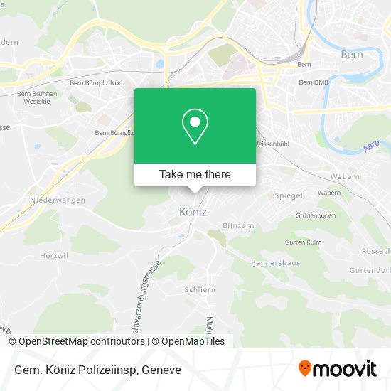 Gem. Köniz Polizeiinsp map