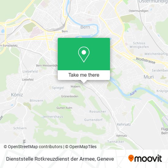 Dienststelle Rotkreuzdienst der Armee map