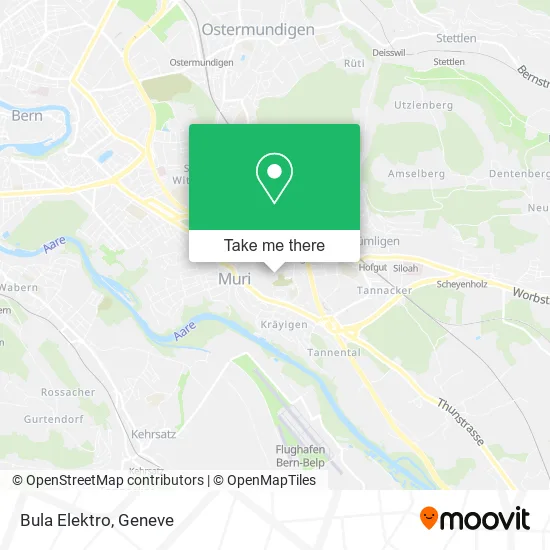 Bula Elektro map