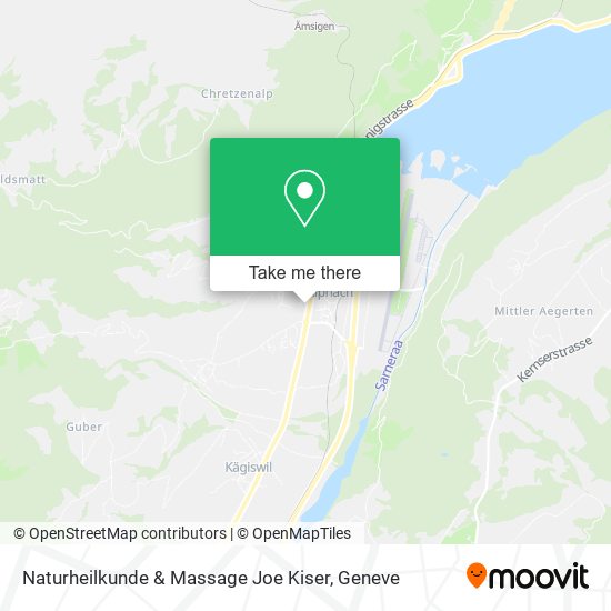 Naturheilkunde & Massage Joe Kiser map