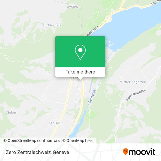 Zero Zentralschweiz map