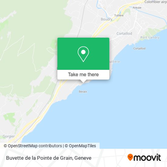 Buvette de la Pointe de Grain map