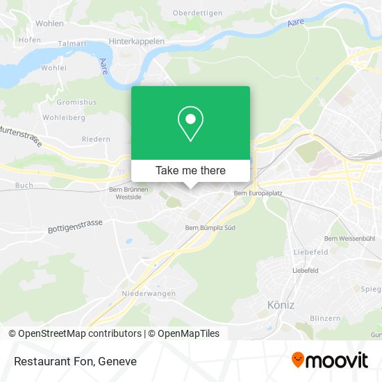 Restaurant Fon map