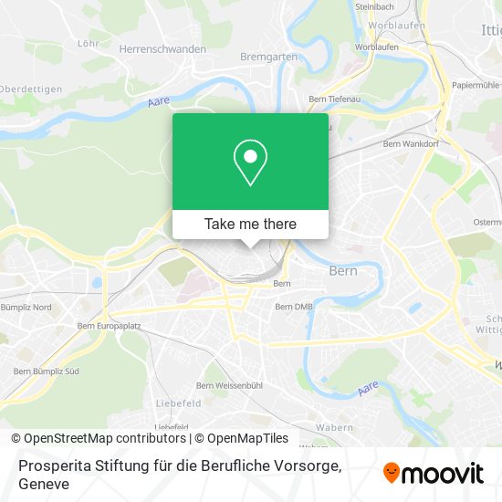 Prosperita Stiftung für die Berufliche Vorsorge map