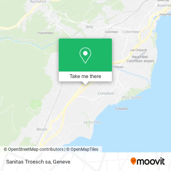 Sanitas Troesch sa map