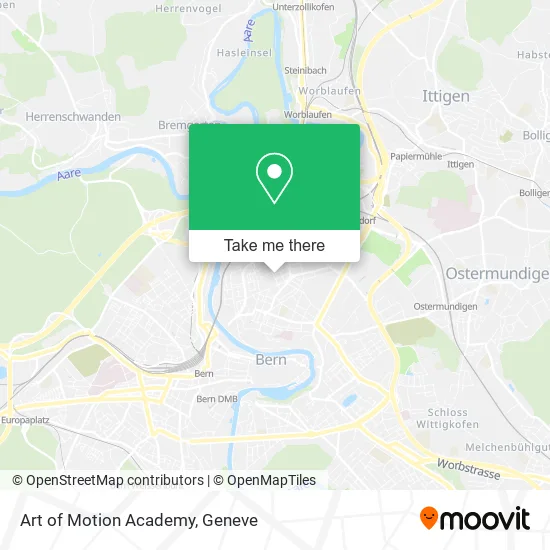 Art of Motion Academy map