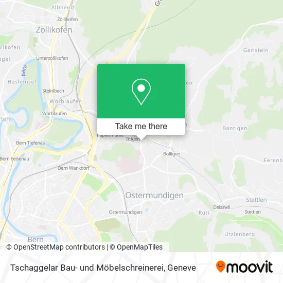 Tschaggelar Bau- und Möbelschreinerei map