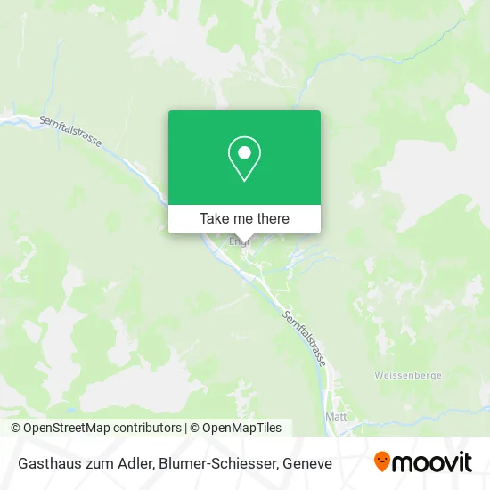 Gasthaus zum Adler, Blumer-Schiesser map