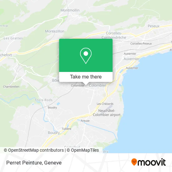 Perret Peinture map
