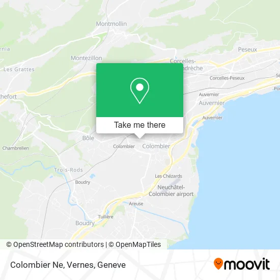 Colombier Ne, Vernes map