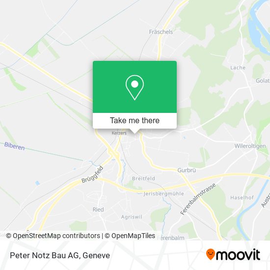 Peter Notz Bau AG map