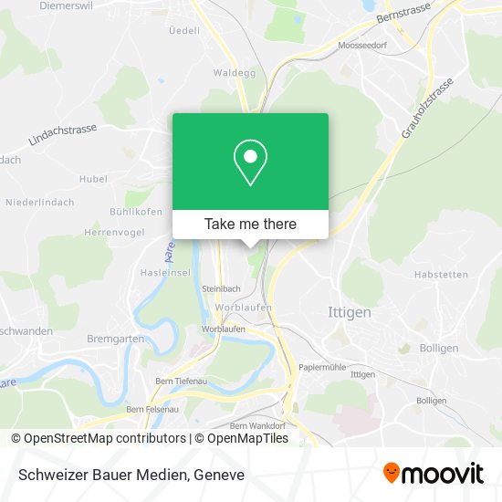 Schweizer Bauer Medien map