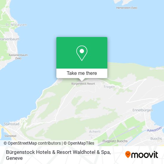 Bürgenstock Hotels & Resort Waldhotel & Spa map