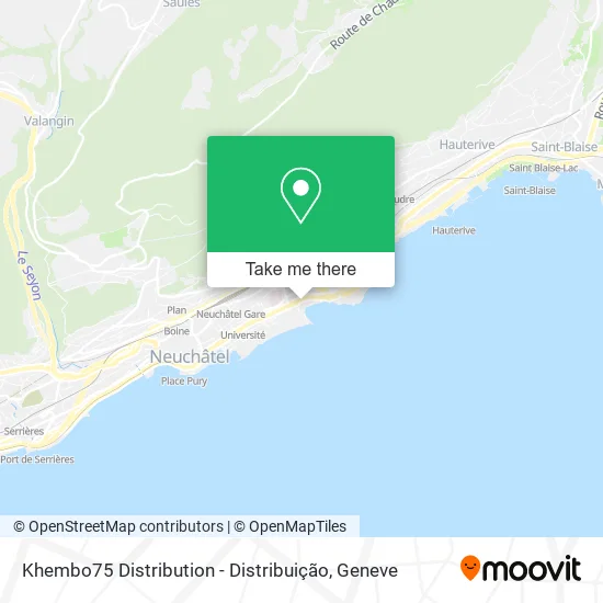 Khembo75 Distribution - Distribuição map