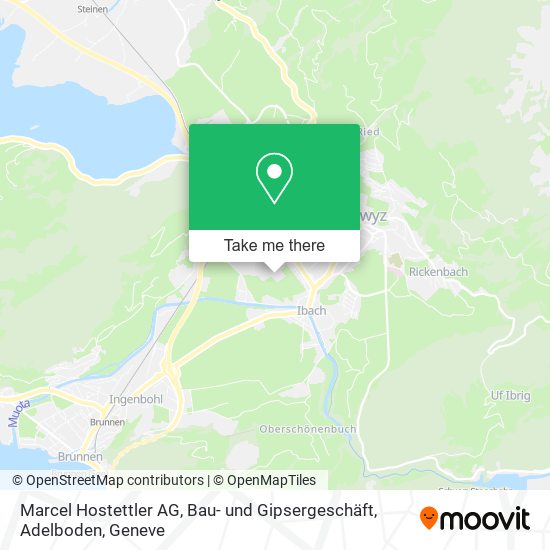 Marcel Hostettler AG, Bau- und Gipsergeschäft, Adelboden map