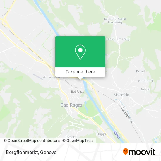 Bergflohmarkt map