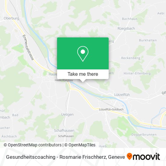 Gesundheitscoaching - Rosmarie Frischherz map