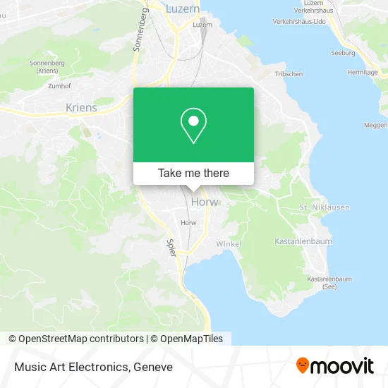 Music Art Electronics map