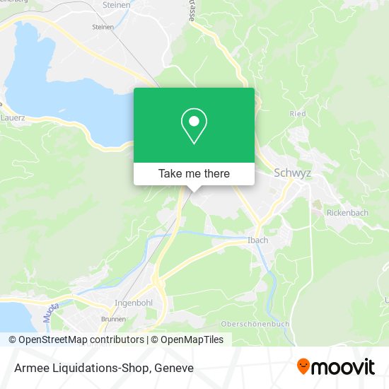 Armee Liquidations-Shop map