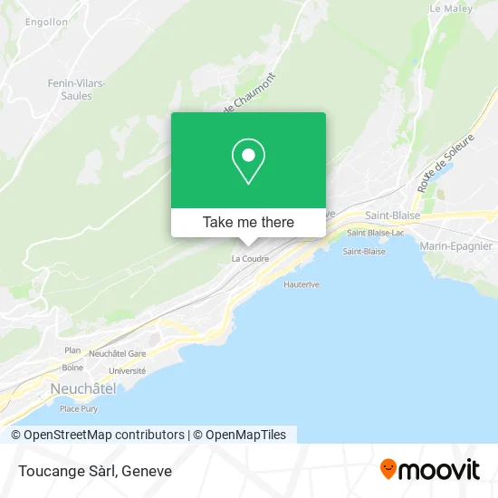 Toucange Sàrl map