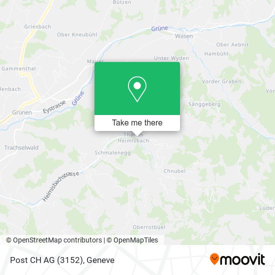 Post CH AG (3152) map