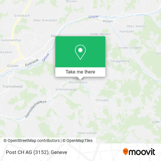 Post CH AG (3152) map