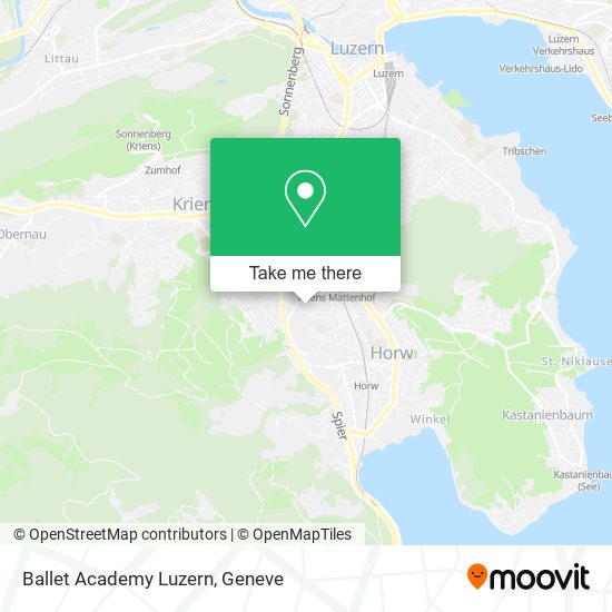 Ballet Academy Luzern map