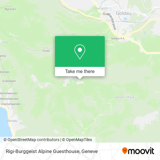 Rigi-Burggeist Alpine Guesthouse map