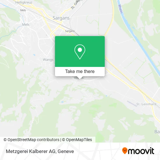 Metzgerei Kalberer AG map